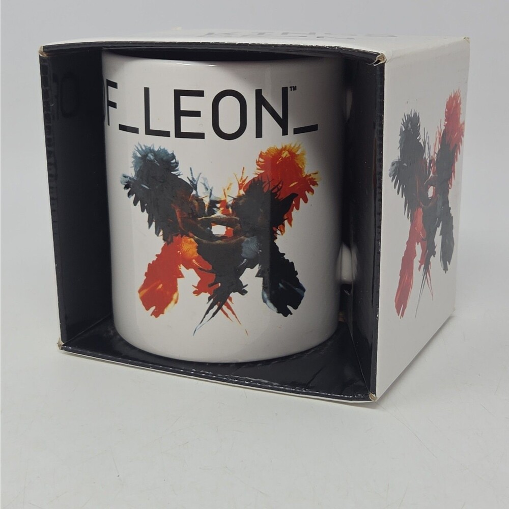 Kings Of Leon Only By The Night WHITE Ceramic Coffee Mug NIB NEW F98